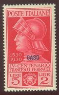 ITALIA COLONIE EGEO CASO SASS. 12 - 16 NUOVI - Egeo (Caso)