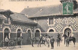 61-LE-MESLE-SUR-SARTHE- ECOLE DE DRESSAGE - Le Mêle-sur-Sarthe