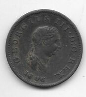 *great Britain 1/2 Penny  1806  Km 662    Vf+ - Other & Unclassified