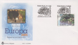 Enveloppe  FDC  1er  Jour   ANDORRA   ANDORRE     EUROPA    2001 - Altri & Non Classificati