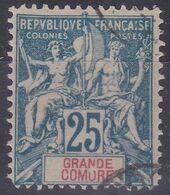 FAUX (de Fournier?) Grande Comore Type Groupe 25c Bleu - Gebraucht