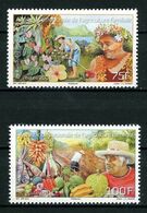 POLYNESIE 2014 N° 1054/1055 ** Neufs MNH Superbes Agriculture Familiale Fleurs Fruits Légumes Flowers - Ungebraucht