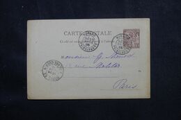 MONACO - Entier Postal Pour Paris En 1895 - L 69418 - Postal Stationery