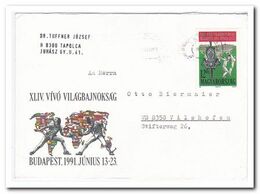 1991, Letter From Tapolca To Vilshofen Germany, Fencing - Brieven En Documenten