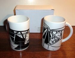 Lot De 2 Mugs Tintin - Hachette - Tasses