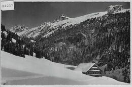 Ski- U. Ferienheim St. Bernhard Alp Kirchenrüti Riemenstalden Im Winter En Hiver - Riemenstalden
