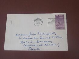 New Zelande    Lettre  1950   De Wanganui Pour Pont à Mousson - Storia Postale