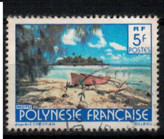 POLYNESIE        N°  YVERT :    136 (1)         OBLITERE       ( OB 8 / 42 ) - Oblitérés