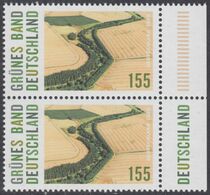 !a! GERMANY 2020 Mi. 3529 MNH Vert.PAIR W/ Right Margins - Conservation Project "Green Belt Germany" - Ungebraucht