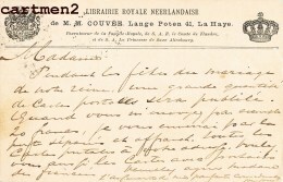 Den Haag 's-Gravenhage LIBRAIRIE ROYALE NEERLANDAISE M.M. COUVEE LANGE POTEN 41 LA HAYE NEDERLAND PUBLICITY - Cartas & Documentos