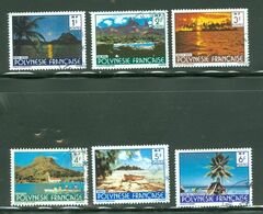 Paysages De / Sceneries Of Polynésie Française / French Polynesia; Scott # 313-318; Usagé (3418) - Used Stamps