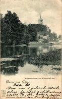 CPA AK Gruss Aus Cleve Schwanenturm Von Kirmesdal Aus GERMANY (920803) - Kleve