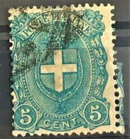 ITALY / ITALIA 1897 - Canceled - Sc# 75 - 5c - Gebraucht