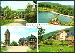 A8675 - TOP Auersberg Talsperre Aussichtsturm HO Gaststätte Konsum Hotel - VEB Bild Und Heimat Reichenbach - Auersberg