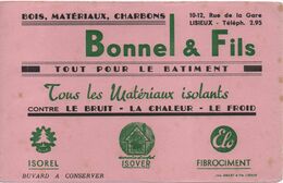 Buvard Ancien/ Bois Matériaux Charbon/Bonnel Et Fils / LISIEUX/ Gallet & Cie/Normandie/Calvados/Vers 1950-60  BUV459 - B