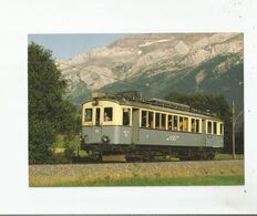 LES DIABLERETS 12 8 1982 CHEMIN DE FER AIGLE-LE SEPEY-LES DIABLERETS AUTOMOTRICE ABDe 4/4 11 - Aigle