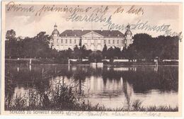 SCHWEDT An Der Oder Schloss Frontal über Das Wasser Gesehen Im Sonnenschein 20.7.1932 Gelaufen - Schwedt