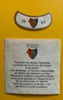 15716 - Réserve F.C. Basel 1984 Chasselas La Solive - Fussball