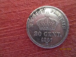 France: 20 Centimes 1867 BB - 20 Centimes