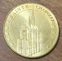 75001 PARIS SAINTE CHAPELLE MDP 2008 MEDAILLE SOUVENIR MONNAIE DE PARIS JETON TOURISTIQUE MEDALS COINS TOKENS - 2008