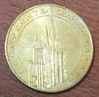 75001 PARIS SAINTE CHAPELLE MDP 2012 MEDAILLE SOUVENIR MONNAIE DE PARIS JETON TOURISTIQUE MEDALS COINS TOKENS - 2012