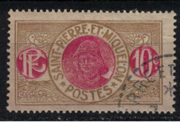 SAINT PIERRE ET MIQUELON         N°  YVERT :  109  ( 3 )           OBLITERE       ( OB 8 / 46 ) - Used Stamps