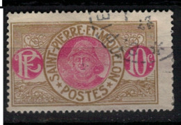 SAINT PIERRE ET MIQUELON         N°  YVERT :  109  ( 9 )           OBLITERE       ( OB 8 / 46 ) - Used Stamps