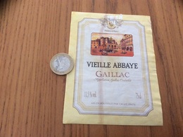 Etiquette Vin «GAILLAC - VIEILLE ABBAYE - CM (29)» - Gaillac