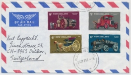 681-684 Auf Luftpost-Brief Gelaufen In Die Schweiz - Lettres & Documents