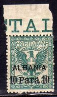 LEVANTE ALBANIA 1902 10PA SU 5c MNH - Albanie