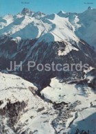 Bergun Bravuogn 1376 M - Gegen Skigebiet Darlux Piz Kesch Und Piz Uertsch - 1975 - Switzerland - Used - Bergün/Bravuogn