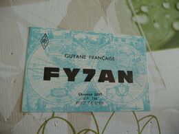 Carte Radio Amteur QSL Guyane FY7AN - Radio-amateur