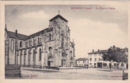 42 / BELMONT / LA PLACE ET L EGLISE - Belmont De La Loire