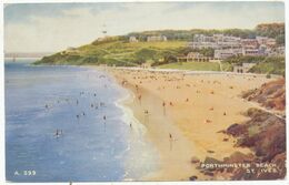 Porthminster Beach, St. Ives, 1954 Postcard - St.Ives