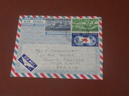 Nouvelle Zélande   Aérogramme  Avec Correspondance   Du 01 07  1959  De Wanganui Pour Pont à  Mousson - Storia Postale
