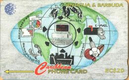 Antigua & Barbuda - GPT, ANT-177A, 177CATA, My Vision Of The Internet, Eye-World, 20,000ex, 1997, Used - Antigua U. Barbuda