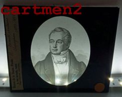 PLAQUE DE VERRE LE DOCTEUR GUILLAUME DUPUYTREN ANATOMISTE CHIRURGIEN MEDECINE SCIENCE MALADIE - Glasplaten