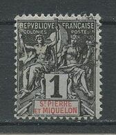 SPM MIQUELON 1892 N° 59 Oblitéré Used Superbe C 1,60 € Type Des Colonies Françaises - Used Stamps
