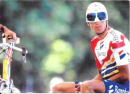 Cyclisme: Tour De France 1996 - Miguel Indurain (cinq Succès) Avant Un Contre La Montre - Photo L'Equipe - Wielrennen