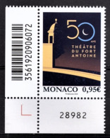 MONACO 2020 - Y.T. N° 3244 / 50 ANS DU THÉÂTRE DU FORT ANTOINE - NEUF ** - Unused Stamps