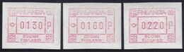 Finland 1988 Frama "Finlandia 88" Set Mint Never Hinged - Machine Labels [ATM]