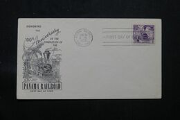 CANAL ZONE - Enveloppe FDC En 1955 - Train - L 71208 - Kanaalzone