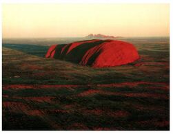 (M 6) Australia - NT - Ayers Rock (with Stamp) (291) - Uluru & The Olgas