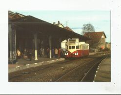 CERNAY (68) 231 LIGNE DE LUTTERBACH A KRUTH . TRAIN SPECIAL D'ACHEMINEMENT DE L'AUTORAIL RENAULT VH 24 CFTA 1981 - Cernay