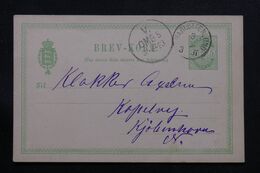 DANEMARK - Entier Postal De Charlottenlund En 1893  - L 71457 - Interi Postali