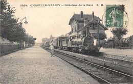 92-CHAVILLE-VELIZY- INTERIEUR DE LA GARE - Chaville