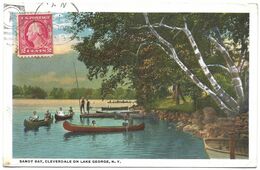 USA – Sandy Bay, Cleverdale On Lake George – New York – A Stamp 2 Cents – Year 1922 - Hudson River