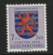 Luxembourg (49) 1956 Charity. Top Value Unused. Hinged. - Andere & Zonder Classificatie