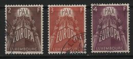 Luxembourg (50) 1957 Europa Set. Used. Hinged. - Andere & Zonder Classificatie