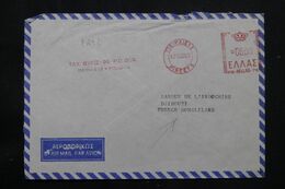 GRECE - Enveloppe De Le Pirée Pour Djibouti  En 1969, Affranchissement Mécanique - L 71842 - Brieven En Documenten